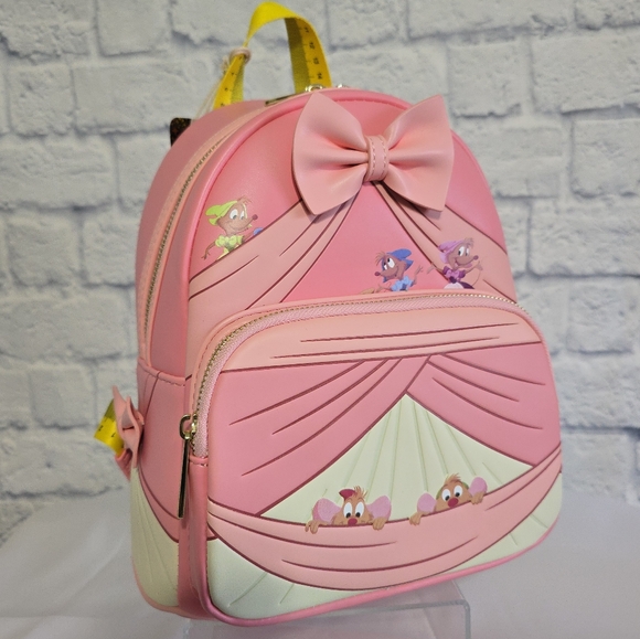 cinderella mice dressmakers mini backpack Loungefly | Bags | Loungefly Cinderella Dress Little Dressmakers Disney Mice  Mini Backpack Bag New